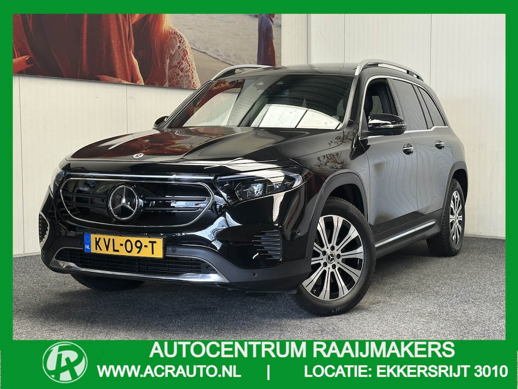Mercedes-Benz EQB 300 4MATIC AMG LINE 67 KWH ADAPTIVE CRUISE CONTROL 360 CAMERA NAVIGATIE GLAZEN PANORAMA SCHUIF/KANTELDAK RIJSTROOKSENSOREN DODEHOEKSENSOREN KEYLESS GO. ZEER MOOI !!