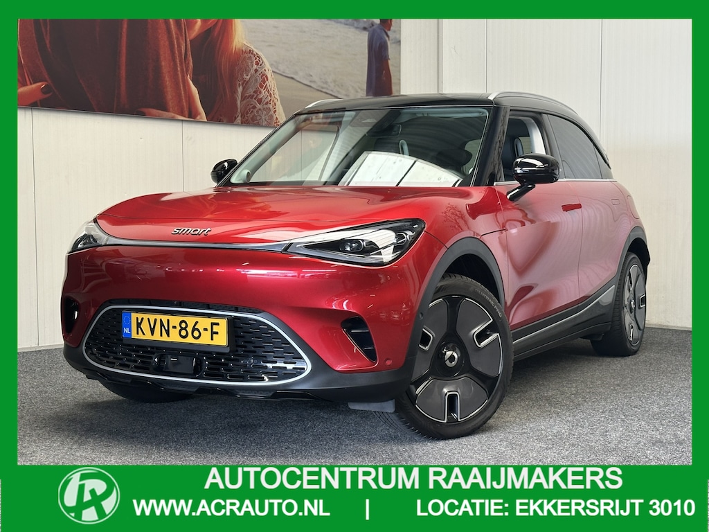 smart #1 PREMIUM 66 KWH ADAPTIVE CRUISE CONTROL PANORAMADAK APPLE CARPLAY/ANDROID 360 CAMERA HEAD-UP DISPLAY RIJSTROOKSENSOREN DODEHOEKSENSOREN AFN. TREKHAAK ZEER MOOI !!