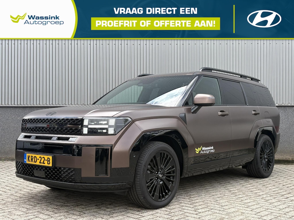 Hyundai Santa Fe 1.6 T-GDI PHEV Black Line 4WD 6p | 6-Zitplaatsen | 360° Camera | Stoelen Elektrisch verstelbaar (Memory) | Stoelverwarming | Stoelverkoeling |