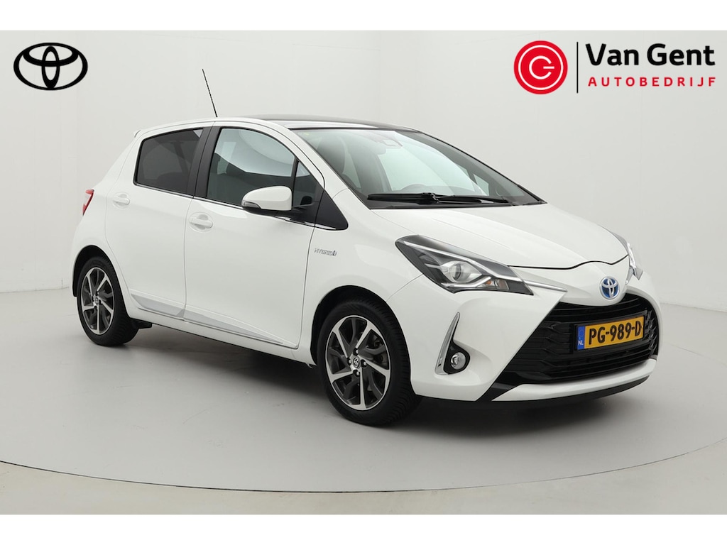 Toyota Yaris 1.5 Hybrid Premium | Panoramadak | Fietsensteun | Navigatie | Keyless | Cruise Control | Clima | Camera | Premium audio | 16 inch | Rijstrooksensor | Bluetooth | DAB | Dakspoiler
