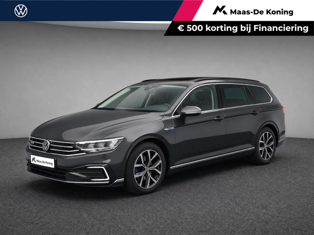 Volkswagen Passat Variant 1.4 TSI 218pk DSG PHEV GTE Business · Camera · Apple/Android Car Play · Wegklapbare Trekhaak · Navigatie · P-Sensoren · Stoelverwarming ·
