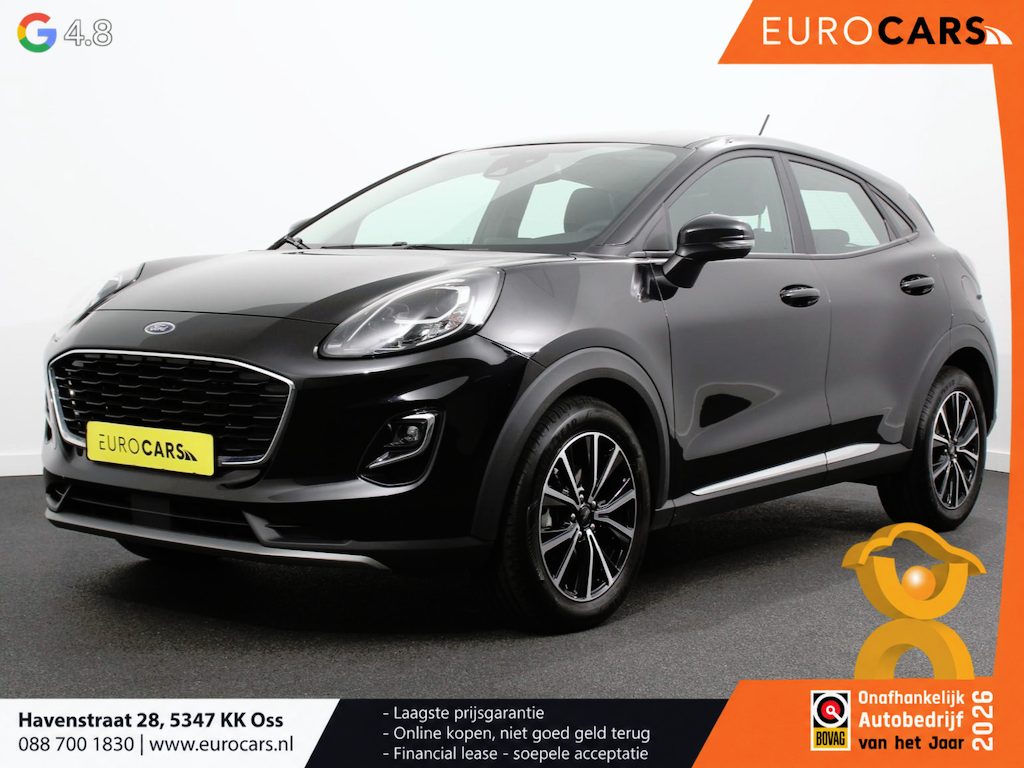 Ford Puma 1.0 EcoBoost Automaat Titanium Climate control LED Verwarmde voorstoelen Parkeersensor achter Cruise control Stuurverwarming Navigatie Lane assist Apple Carplay / Android auto