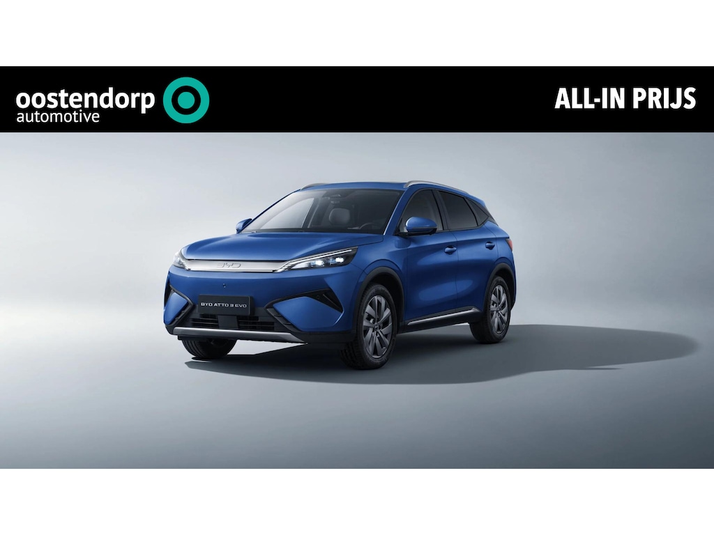 BYD Atto 3 EVO Design | €2950 EV-Voordeel | 360° Camera | Apple Carplay & Android Auto | Google Built-In Navi | Stadsbereik 710 KM WLTP | 1500 KG Trekgewicht | Elektrisch Verstelbare Stoelen