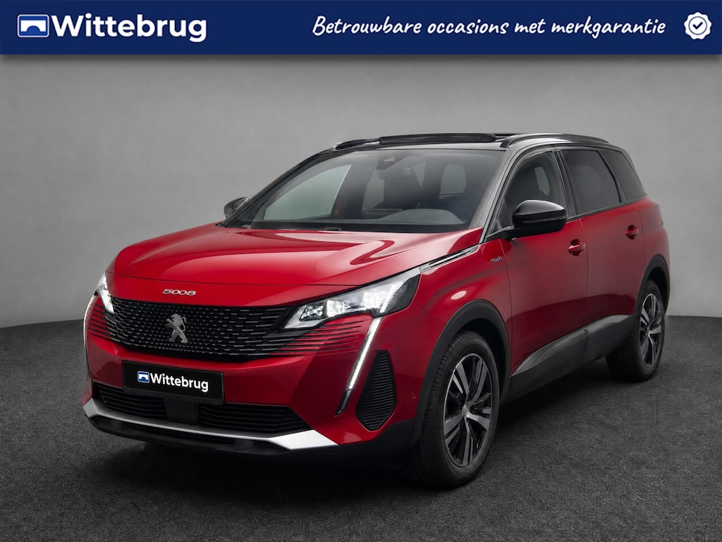 Peugeot 5008 1.6 PureTech GT | 7-Zits | Automaat | 180 PK | Panoramisch Schuifdak | Camera | Navigatie | Focal Sound |