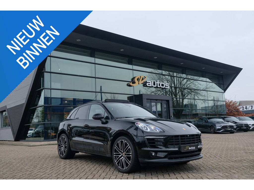 Porsche Macan 2.0 T 252pk Panoramadak Luchtvering 18-weg Adaptieve Sportstoelen Trekhaak elektrisch 21" LMV