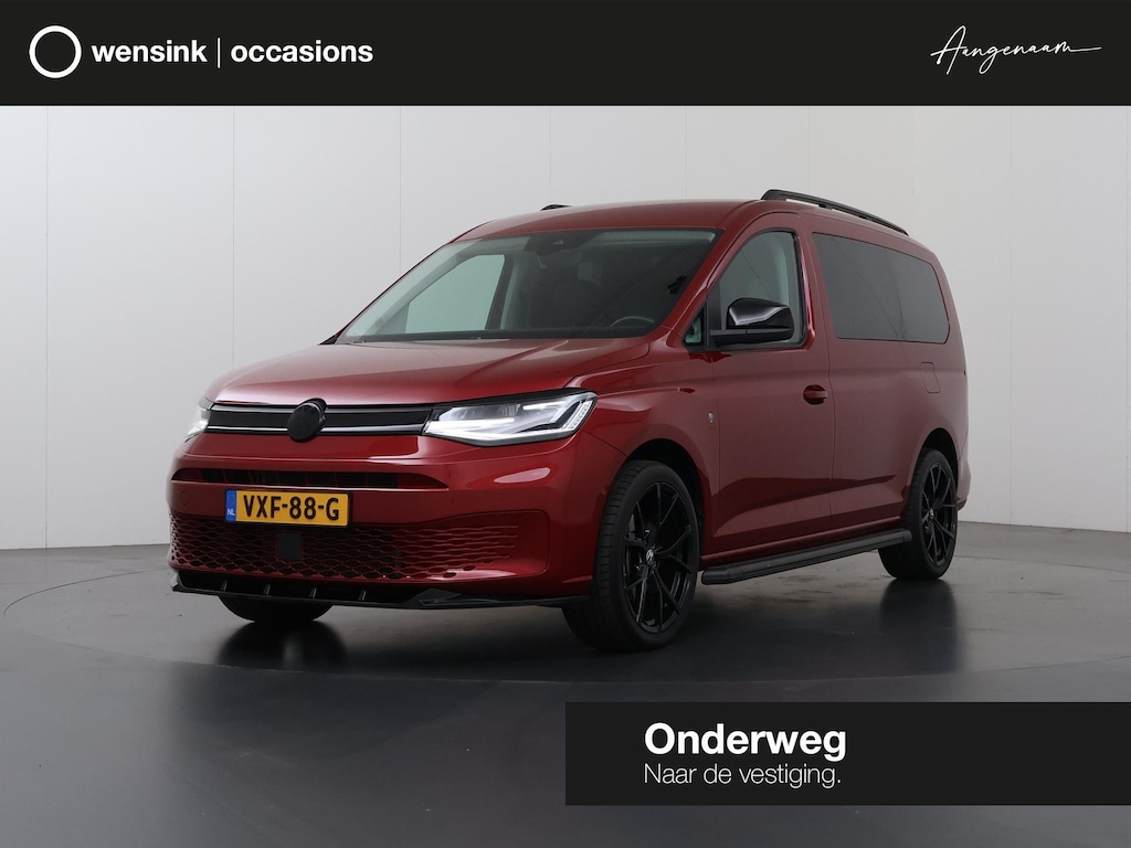 Volkswagen Caddy Maxi Cargo 2.0 TDI | 7-DSG | Exclusive Edition | LM Velgen | Sidebars | Trekhaak | Frontspoiler | Lederen Bekleding | Digital Dashboard | Navigatie | Apple Carplay | Stoelverwarming | Adaptive Cruise Control |