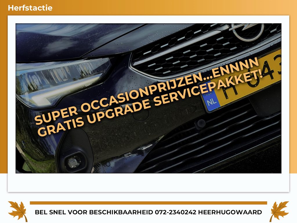 Opel Corsa 1.2 Elegance Diamond Black - Cruise Control/Airco/Apple CarPlay - Luxe & Comfortabel