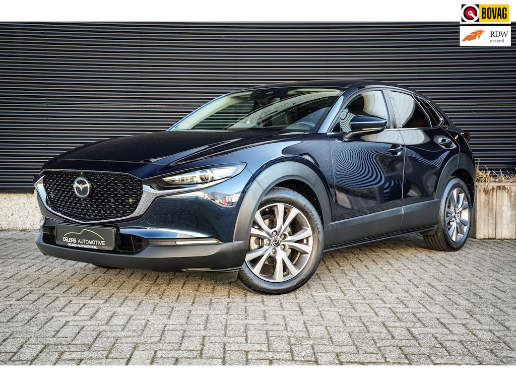 Mazda CX-30 2.0 e-SkyActiv-G M Hybrid Comfort | CarPlay | Clima | ACC | Trekhaak | Leder | Navi | 360 camera |