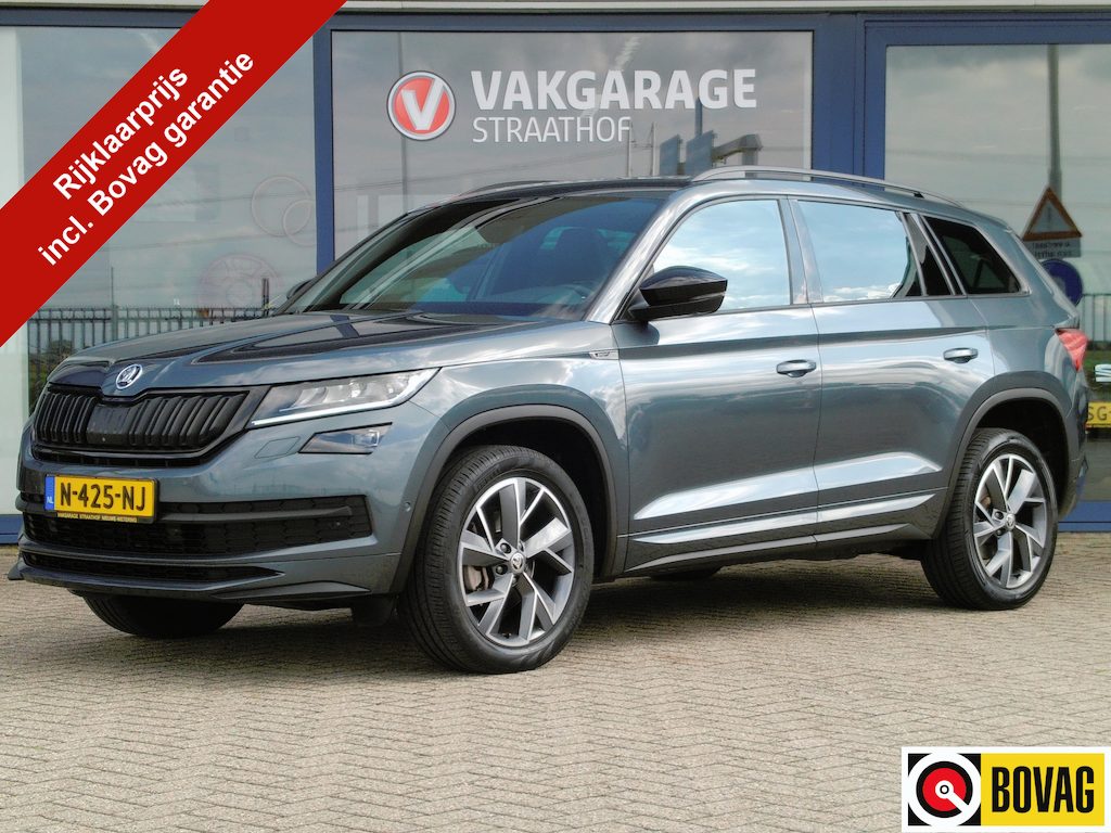 Skoda Kodiaq 1.5 TSI Sportline Business 7-P, Automaat / Trekhaak / Schuifdak / Camera 360 / Stoel + Stuurverwarming
