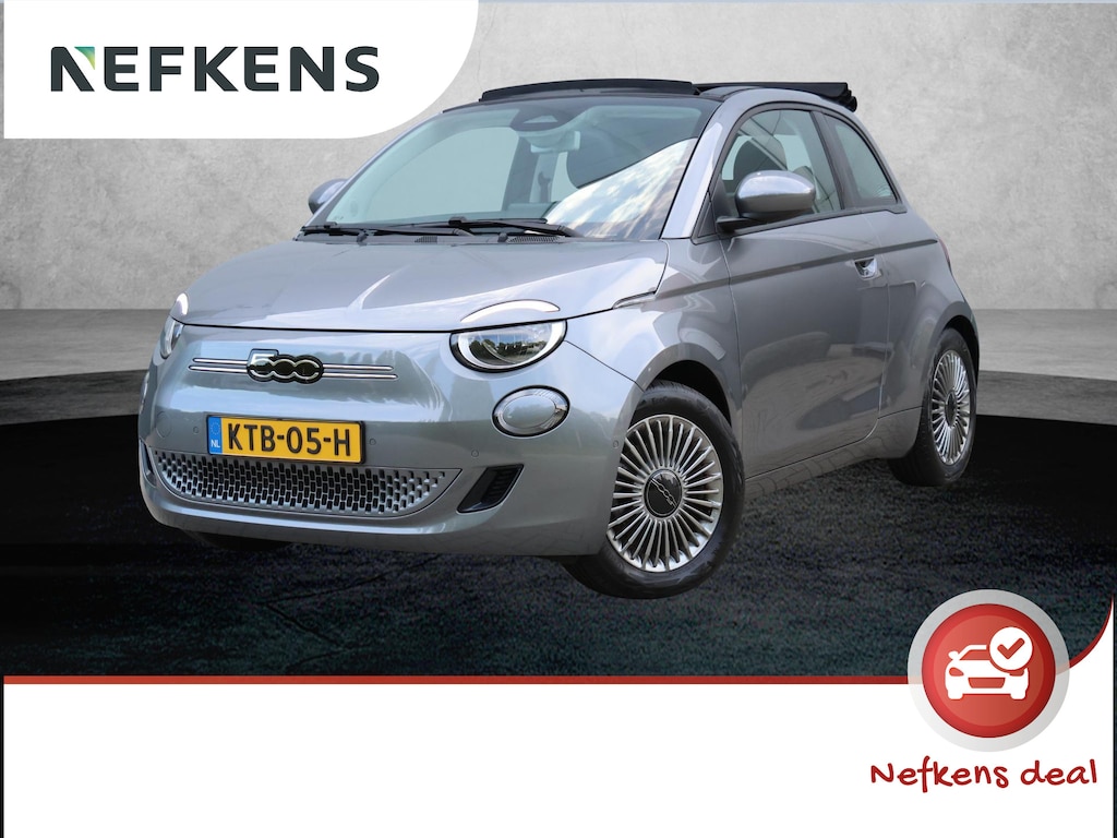 Fiat 500C Icon 42 kWh | Accu 95% | Camera | Apple Carplay/Android Auto | Verwarmde voorstoelen | Climate Control