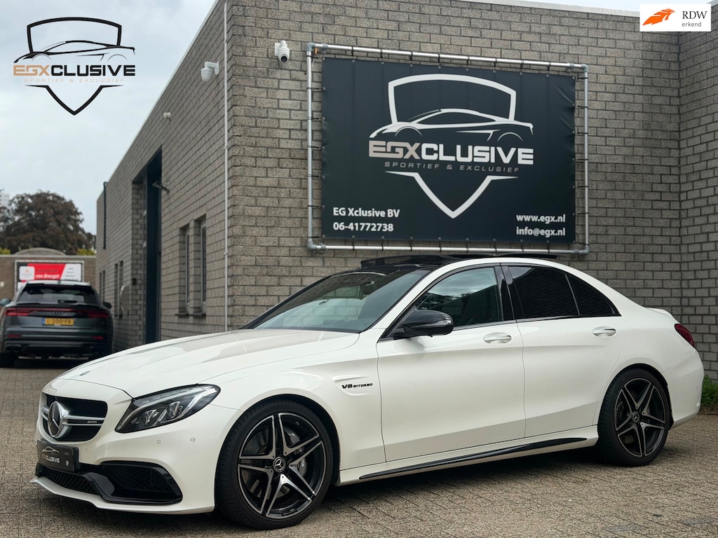 Mercedes-Benz C-klasse AMG 63 Pano/Kuipstoelen/ACC/Camera