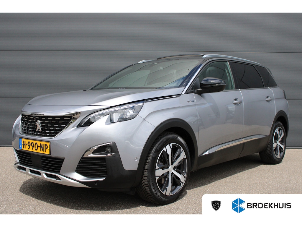 Peugeot 5008 1.6 PureTech 180pk EAT8 GT-Line | Panorama/schuifdak | Lederen bekleding | Massage | All season | Stoelverwarming | Full LED |