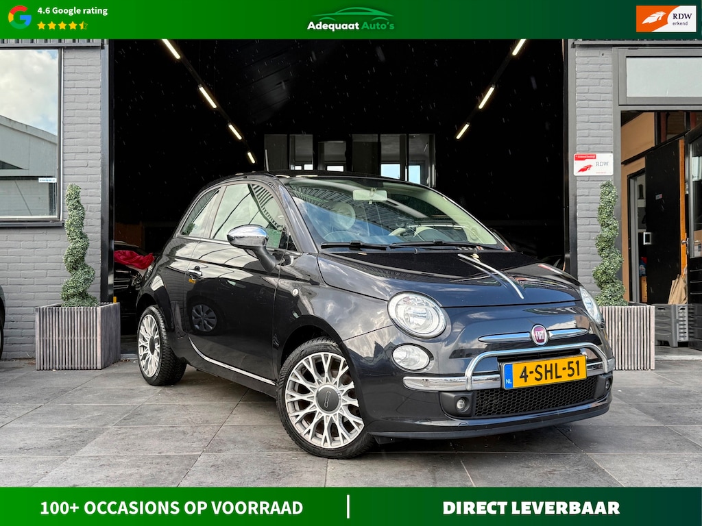 Fiat 500 0.9 TwinAir Lounge|PANO|PDC|Airco|NAP|El.Ramen|APK