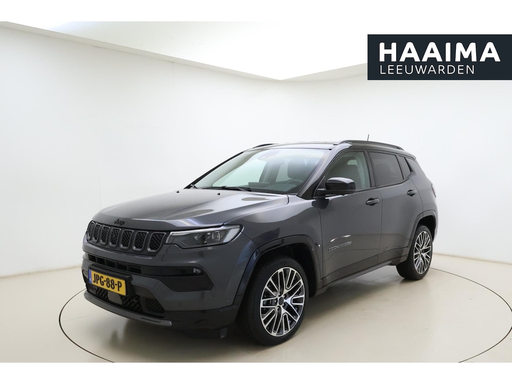 Jeep Compass 1.5T e-Hybrid S | Automaat | Rondomzicht Camera | Lederen bekleding | Stoel & Stuurverwarming | Lichtmetalen velgen | Keyless | Climate control