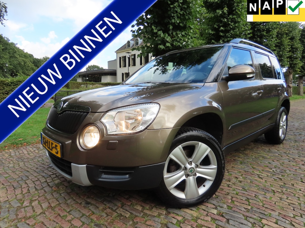 Skoda Yeti 1.2 TSI Elegance Ecc Cruisecontrol Panoramadak Pdc Lm Velgen Dakrails Trekhaak***Apk t/m 20-8-2027***