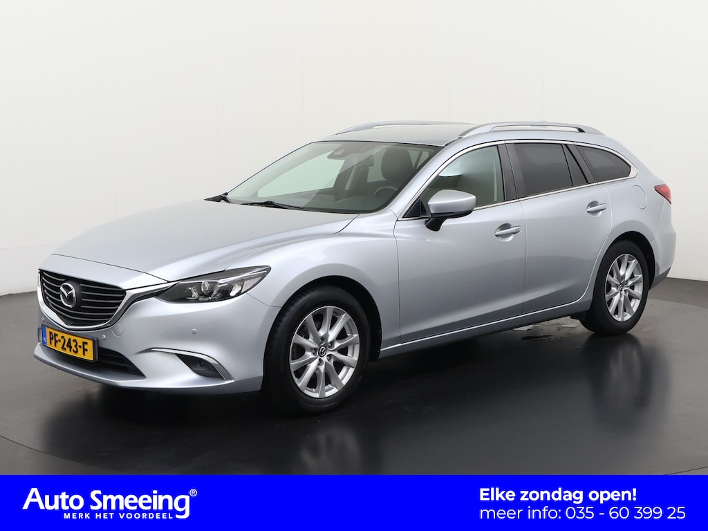 Mazda 6 Sportbreak 2.0 SkyActiv-G 165 Skylease Drive | Trekhaak | Camera | Leder Memory Stoel | Zondag Open!