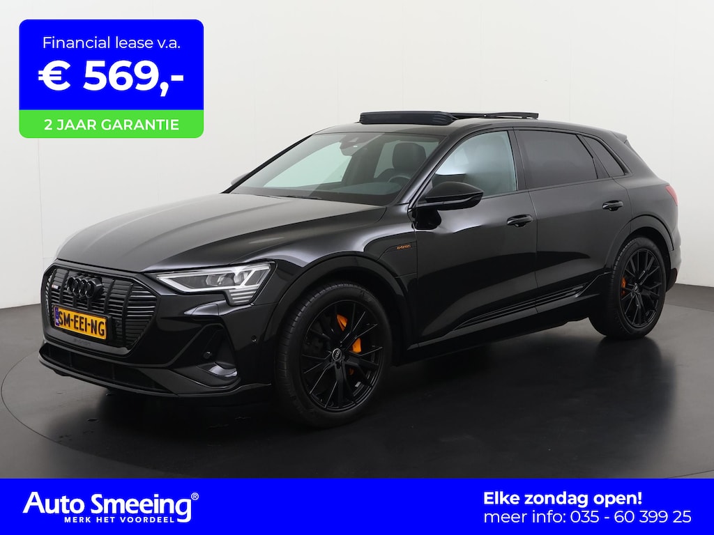 Audi E-tron 55 quattro S-Line Black Style 95 kWh | SOH 95% | Panoramadak | Zondag Open!