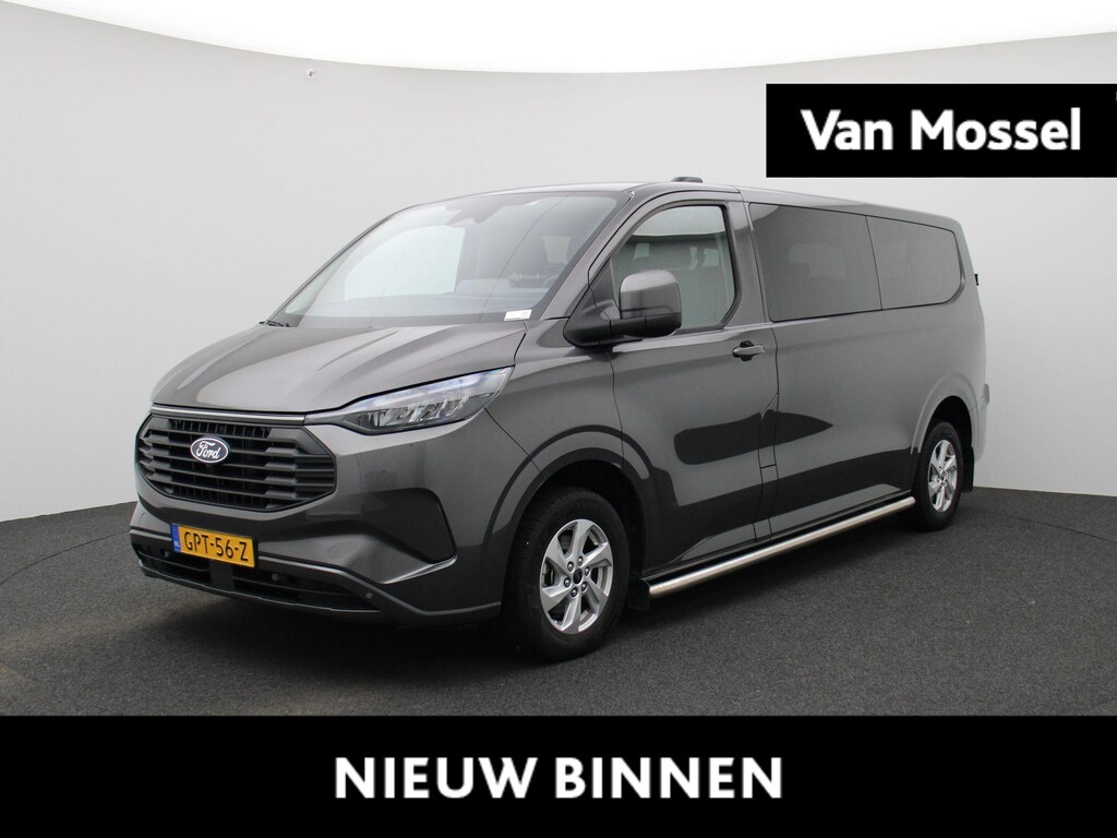 Ford Transit Custom 340 2.5 PHEV L2H1 Limited Aut. | 9-Persoons Incl. BTW en BPM Winterpack | Camera | Adaptive cruise | LMV