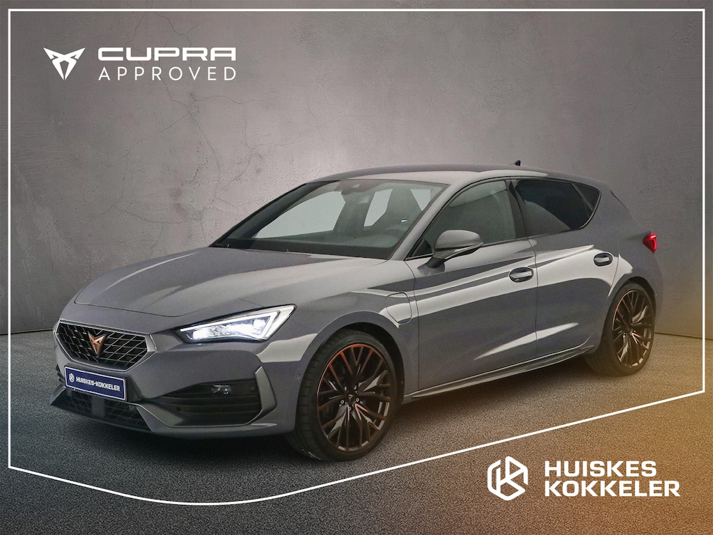 CUPRA Leon 1.4 e-Hybrid VZ Copper Edition 245pk DSG Automaat, Cruise control, Stuurverwarming, Stoelverwarming, Achteruitrijcamera, Parkeersensoren, LED koplampen, Navigatie, App-connect