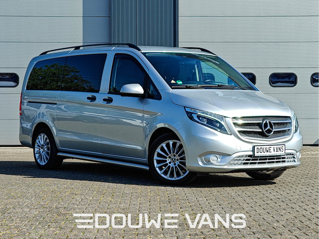 Mercedes-Benz Vito Tourer Dubbel Cabine LED Panorama 2x Schuifdeur Alarm Klasse 3