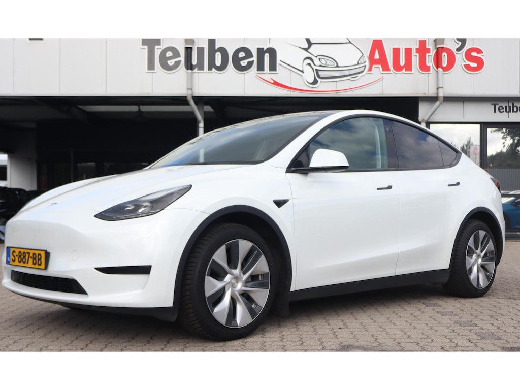 Tesla Model Y RWD 58 kWh Full Self-Driving comp 3 | SOH 88,7% | Trekhaak | Leder | Waterpomp | Nette auto!