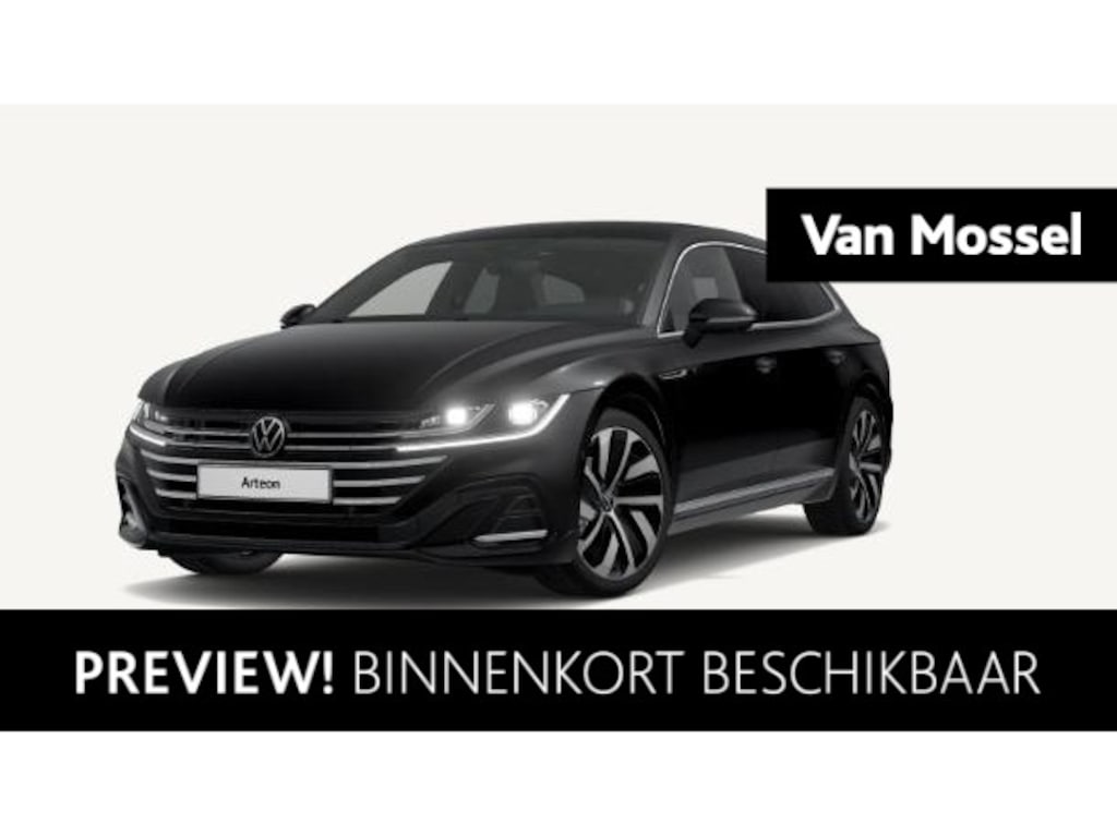 Volkswagen Arteon Shooting Brake 1.4 TSI eHybrid R-Line Business+ 218 PK| Dealeronderhouden | Trekhaak | LEDER Interieur | 360 Camera | Achterklep Elektrisch | Stoelverwarming Voor & Achter | Navigatie Pro | Dodehoeksensor