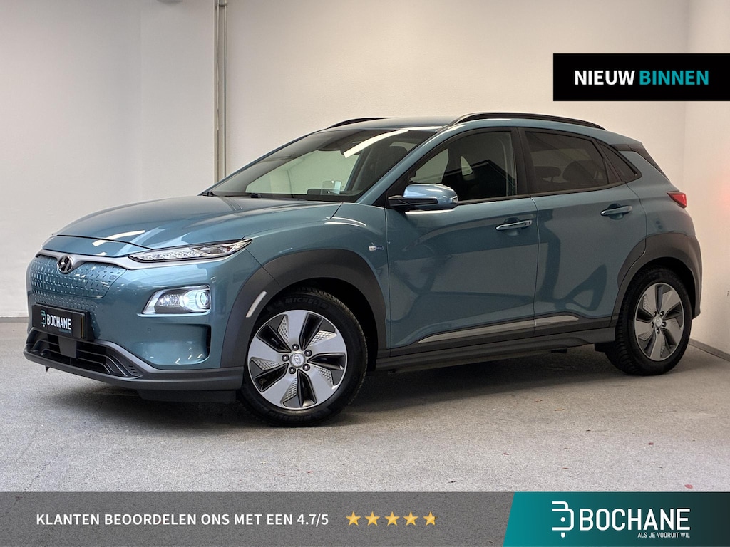 Hyundai Kona Electric EV Premium 64 kWh | TREKHAAK | HUD | STOEL VERW/KOEL | SOH 95% |