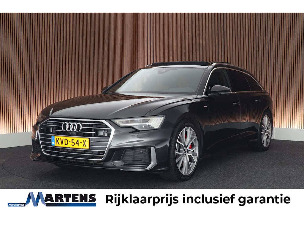 Audi A6 Avant 55 TFSIe 367pk quattro Competition Stoelverwarming Panoramadak Camera Trekhaak