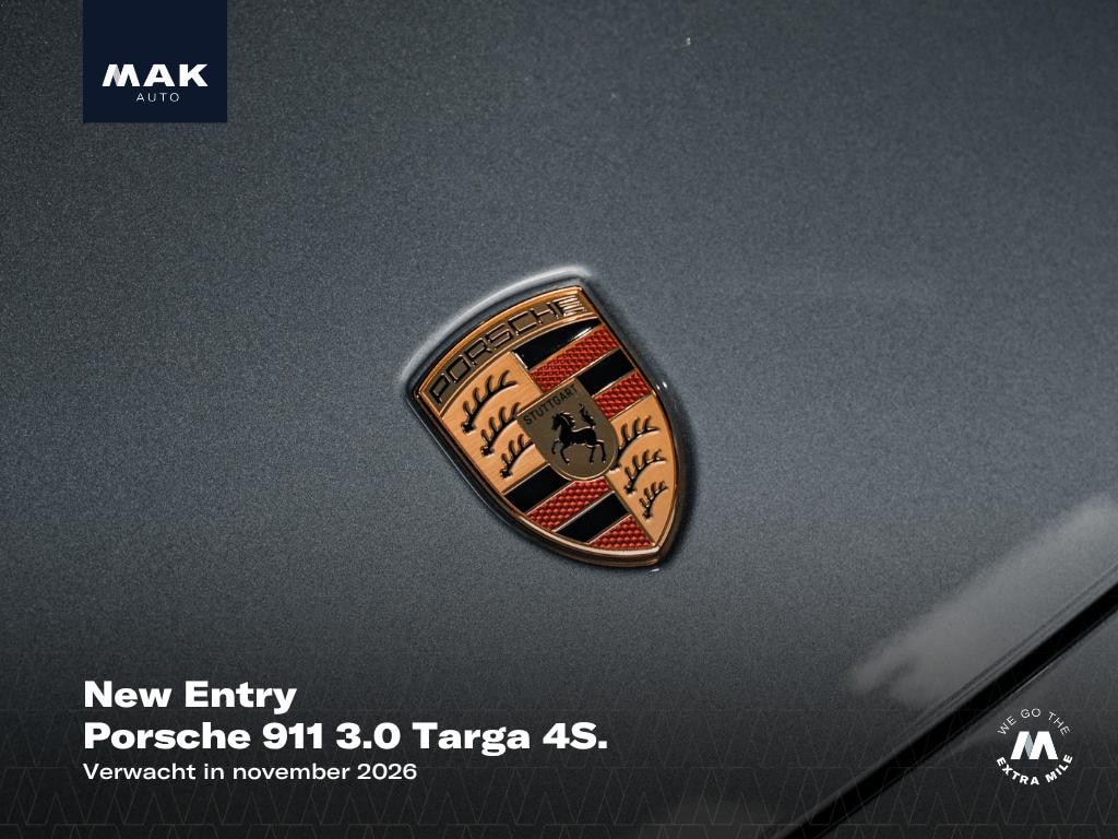 Porsche 911 3.0 Targa 4S , PTS Macadamia, noselift, Exclusive Manufaktur, Burmester, 21", SportDesign, ACC, privacy, NP317K