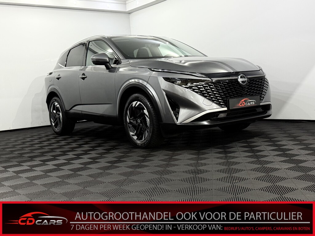 Nissan Qashqai 1.3 MHEV Xtronic N-Connecta Clima, 360 Camera, Navi, Keyless start, Stoelverwarming, Virtual desk, Cruise control adaptief, Elektrische achterklep