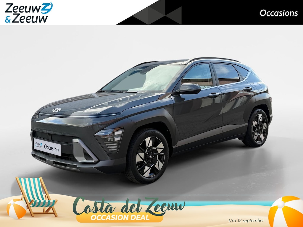 Hyundai Kona 1.6 GDI HEV Premium Sky | Schuif-/kanteldak | Navigatie | Apple Carplay/ Android auto |  360 camera | Stuur-/Stoelverwarming | Stoelventilatie |
