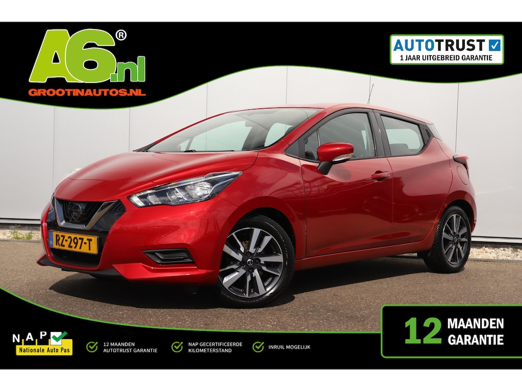 Nissan Micra 0.9 IG-T Acenta Trekhaak Carplay Android 15 inch LMV Airco Cruise Control