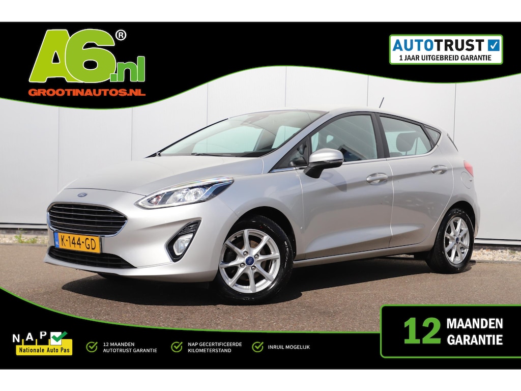 Ford Fiesta 1.0 EcoBoost Titanium 95PK Navigatie Carplay Android 15 inch LMV Climate Cruise Control