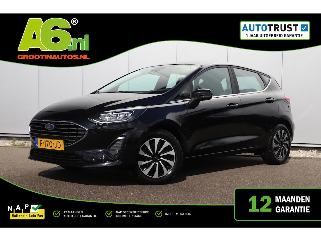 Ford Fiesta 1.0 EcoBoost Hybrid Titanium 125PK Carplay Android Navigatie Climate Cruise Control LED Parkeersensor