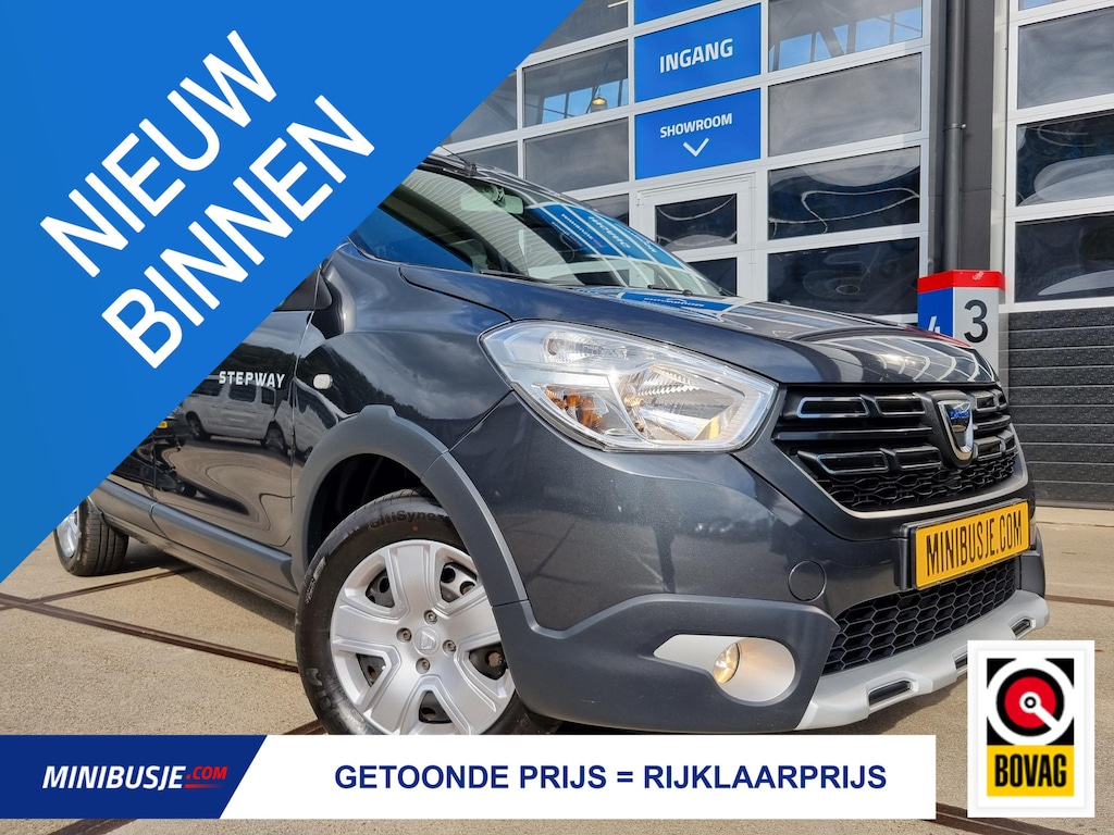 Dacia Dokker 1.3 TCe Stepway 130pk. NAVI / CRUISE / CAMERA / PDC / AIRCO