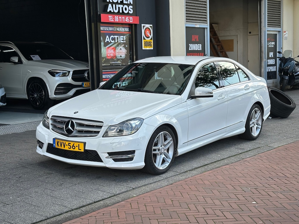 Mercedes-Benz C-klasse 180 Amg Automaat Clima Navi Leer