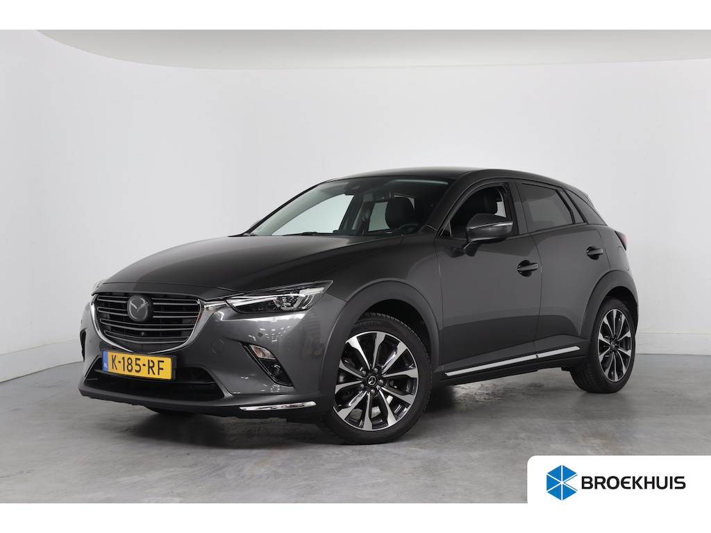 Mazda CX-3 2.0 SkyActiv-G 121 Luxury | Dealer Onderhouden! | Trekhaak | Memory | 360 Camera | BOSE | HUD | Stoel/Stuurverwarming | Leder | Cruise Adaptive | LED |