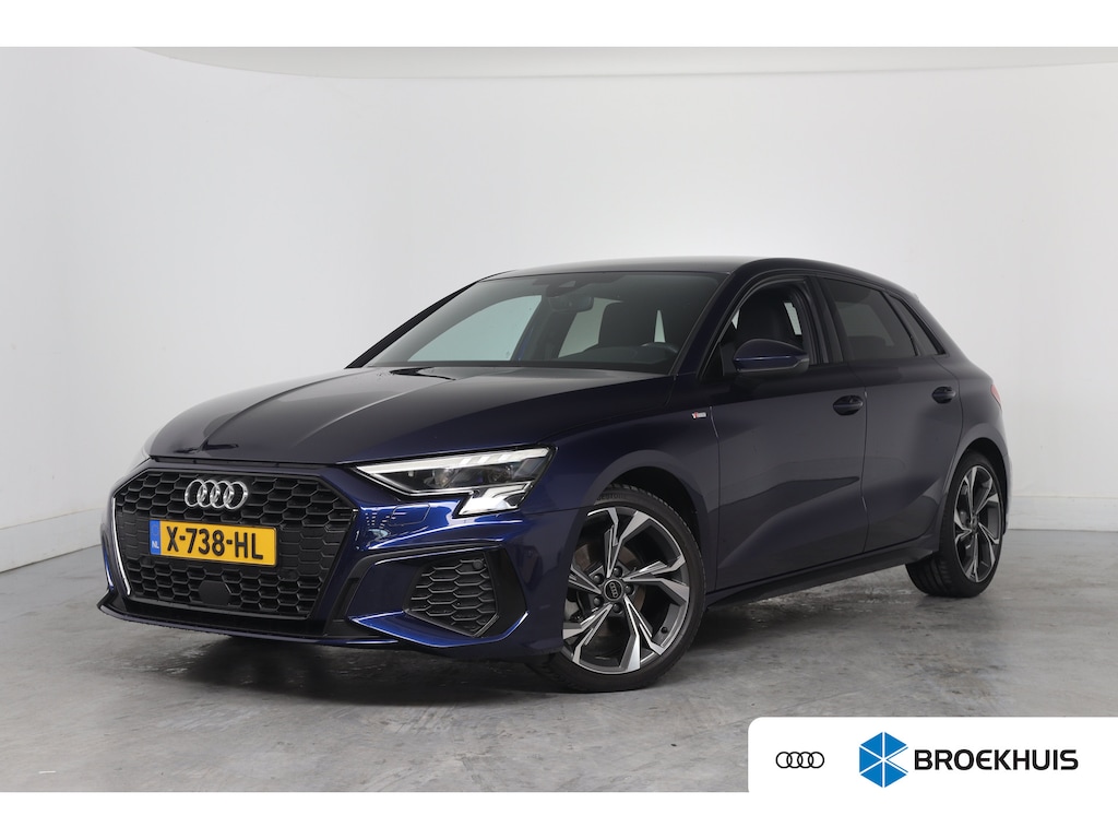 Audi A3 Sportback 35 TFSI S edition | 1e Eigenaar! | Dealer Onderhouden! | Virtual | Camera | LED | Clima | Sportstoelen | Cruise Adaptive | Stoelverwarming |  Navi | Clima | Half Leder | Keyless