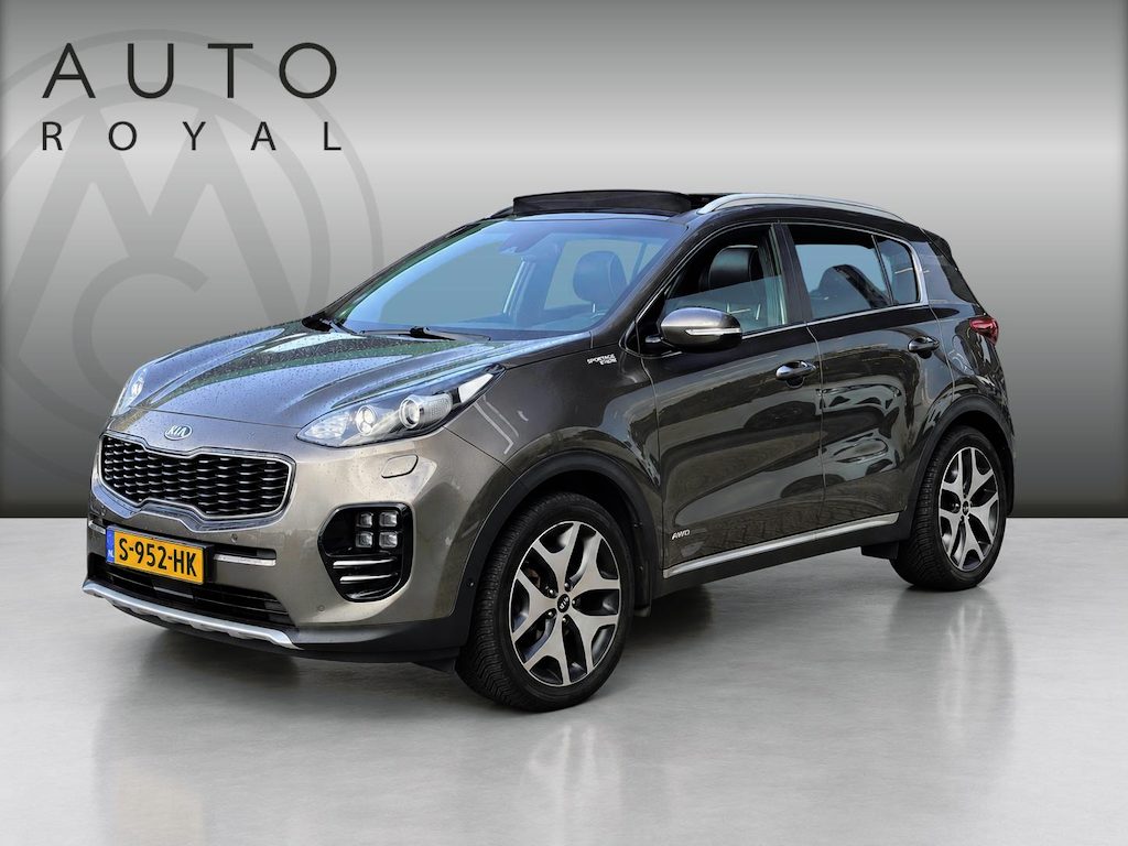 Kia Sportage 1.6 T-GDI 4WD GT-Line PlusLine GT-LINE | AWD | 360 GRADEN CAMERA | ELEKTRISCH VERSTELBARE STOELEN | STOELVERWARMING | STUURVERWARMING | JBL | PANORAMADAK | NAVIGATIE | LED | DODEHOEK DETECTIE | APPLE CARPLAY / ANDROID AUTO | ADAPTIEVE CRUISECONTROL |