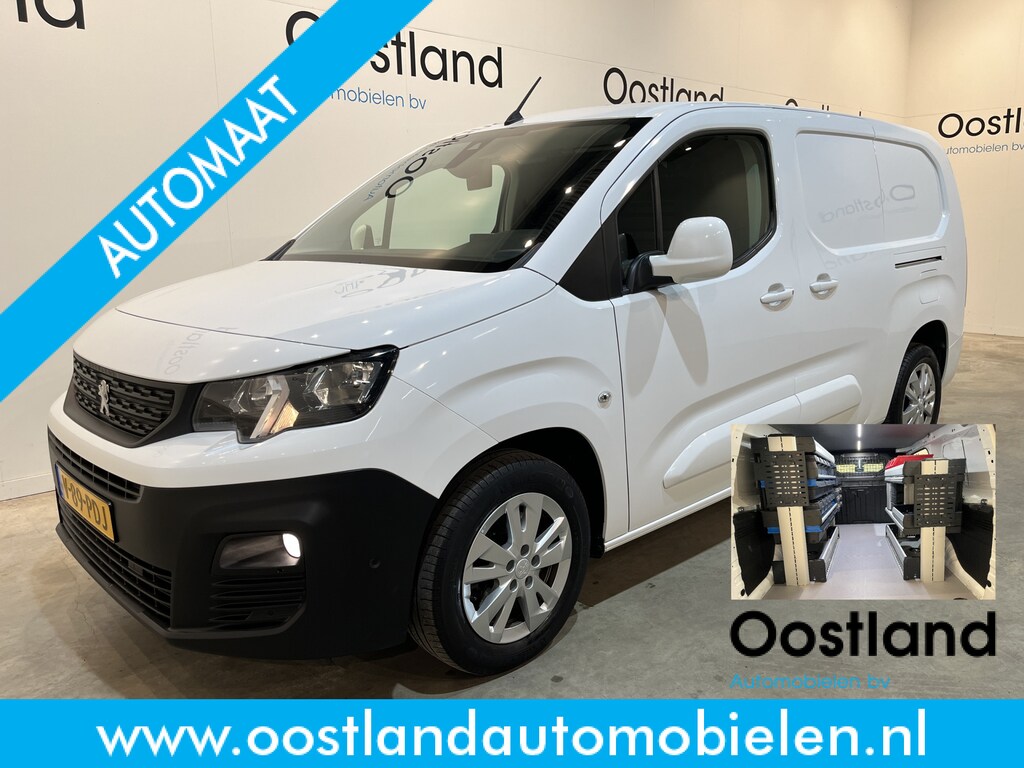 Peugeot Partner 1.5 BlueHDI 130 PK L2 Automaat Servicebus / Sortimo Inrichting / Schuifdeur L + R / Euro 6 / Airco / Camera / Cruise Control / CarPlay / LMV / 94.500 KM !!