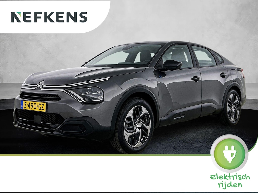 Citroën E-C4X Ë-C4 X You 50 kWh 136pk | Accu 99% | Lage kilometerstand | Navigatie via Apple Carplay / Android Auto | Achteruitrijcamera | Climate Control | Cruise Control | Parkeersensoren | DAB+ radio | Armsteun | Stof/kunstlederen comfortstoelen | Volledig digitaal instrumentenpaneel | Adaptief demping systeem | 18” lichtmetalen velgen |
