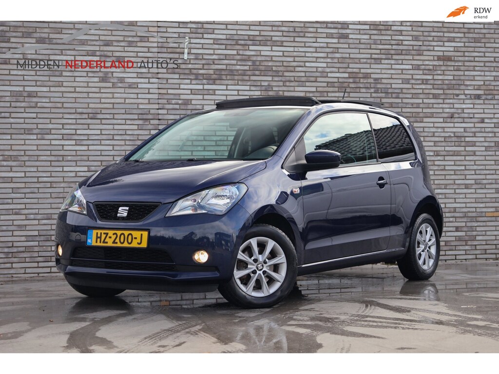 SEAT Mii 1.0 Style * PANORAMA DAK * AIRCO * NAP PAS * NAVIGATIE * APK 06-2027 *