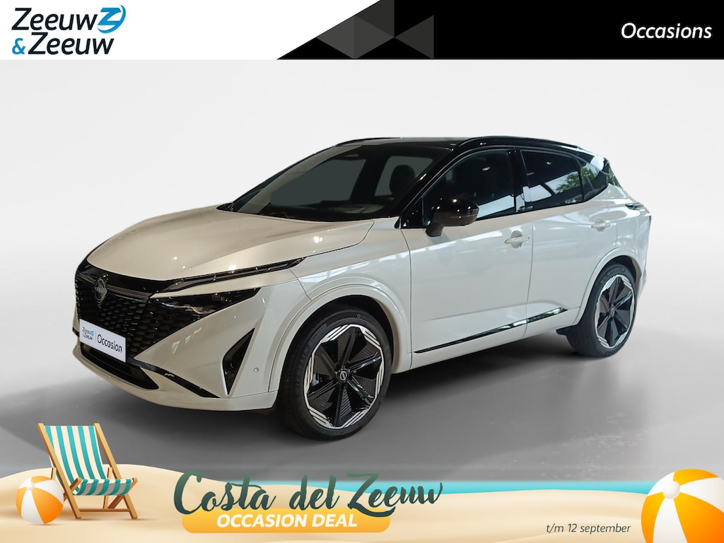 Nissan Qashqai 1.5 e-Power N-Design | 20inch wielen |360grd camera | parkeersensoren voor en achter | Electrische stoelverstelling met geheugen | Alcantra/lederen bekleding | 205PK | Two-tone lak | Apple carplay & Android auto |