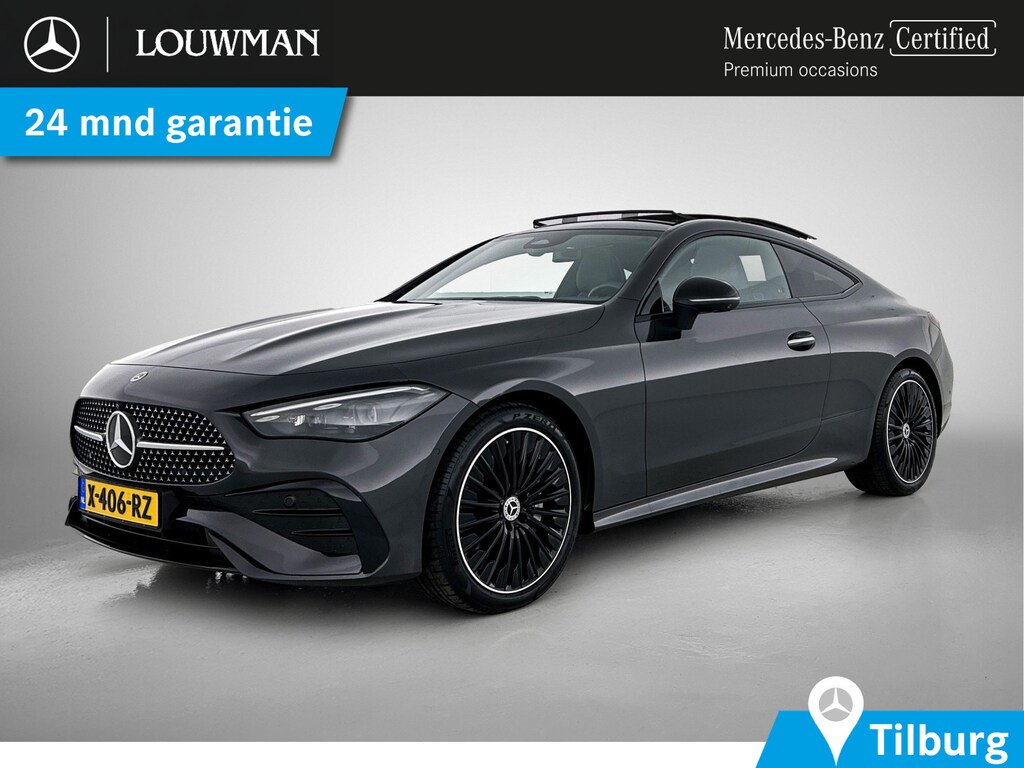 Mercedes-Benz CLE Coupé Hybride 200 AMG Nightpakket | Panoramadak | Burmester® | Head-up | Alarm | Memory | 360° Camera | Dode Hoek Ass | Inclusief 24 maanden Mercedes-Benz Certified garantie voor Europa. garage-sale