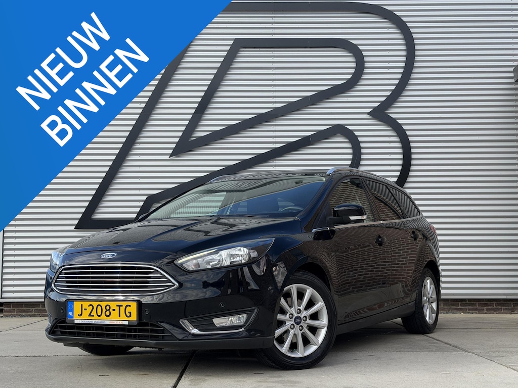 Ford Focus Wagon 1.0 Titanium 1e Eigenaar|Navi|Clima|Cruise|Stoelverwarming|PDC V+A|Nieuwe APK bij Aflevering