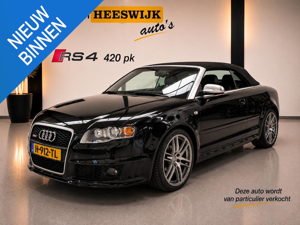 Audi RS4 Cabriolet 4.2 V8 RS 4 quattro Exclusive met schaal stoelen