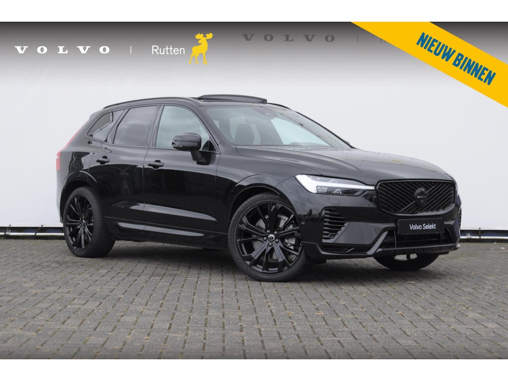 Volvo XC60 T6 350PK Automaat AWD Ultra Black Edition Trekhaak / Luchtvering / Facelift/ Head-up display/ Harman Kardon audio/ BLIS/ Elektrischbedienbare stoelen met geheugen / Panoramadak/ Adaptive cruise control/ Pilot assist/ Apple Carplay/ Android auto/