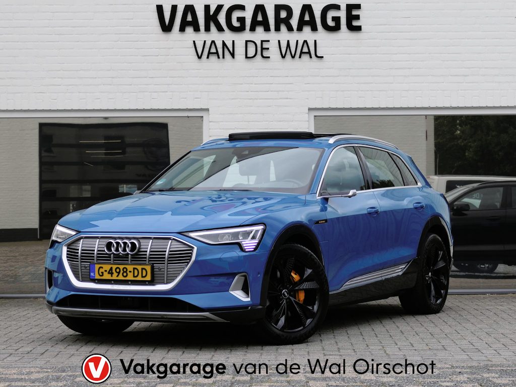 Audi E-tron e-tron 55 quattro advanced 95 kWh | 360°-camera | Trekhaak | 21-inch velgen | Apple-/Android Carplay | Elektrische achterklep | Memory | bang & olufsen | Acc |