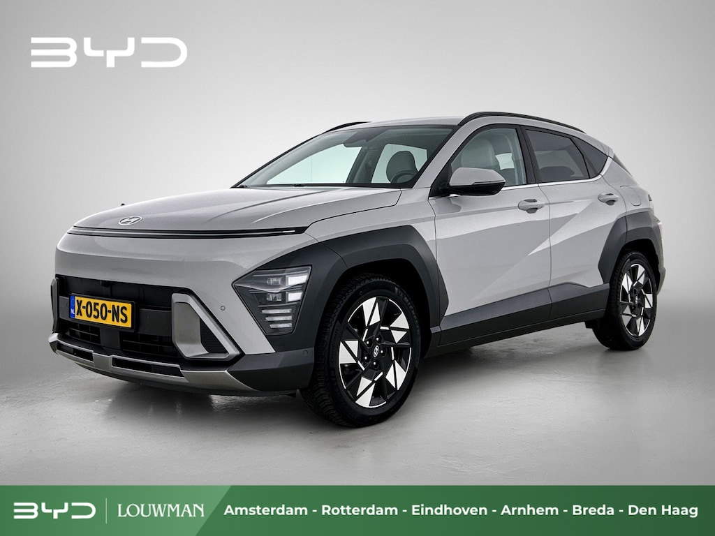 Hyundai Kona 1.6 GDI HEV Premium | Luxe uitvoerring | Wit Leder |