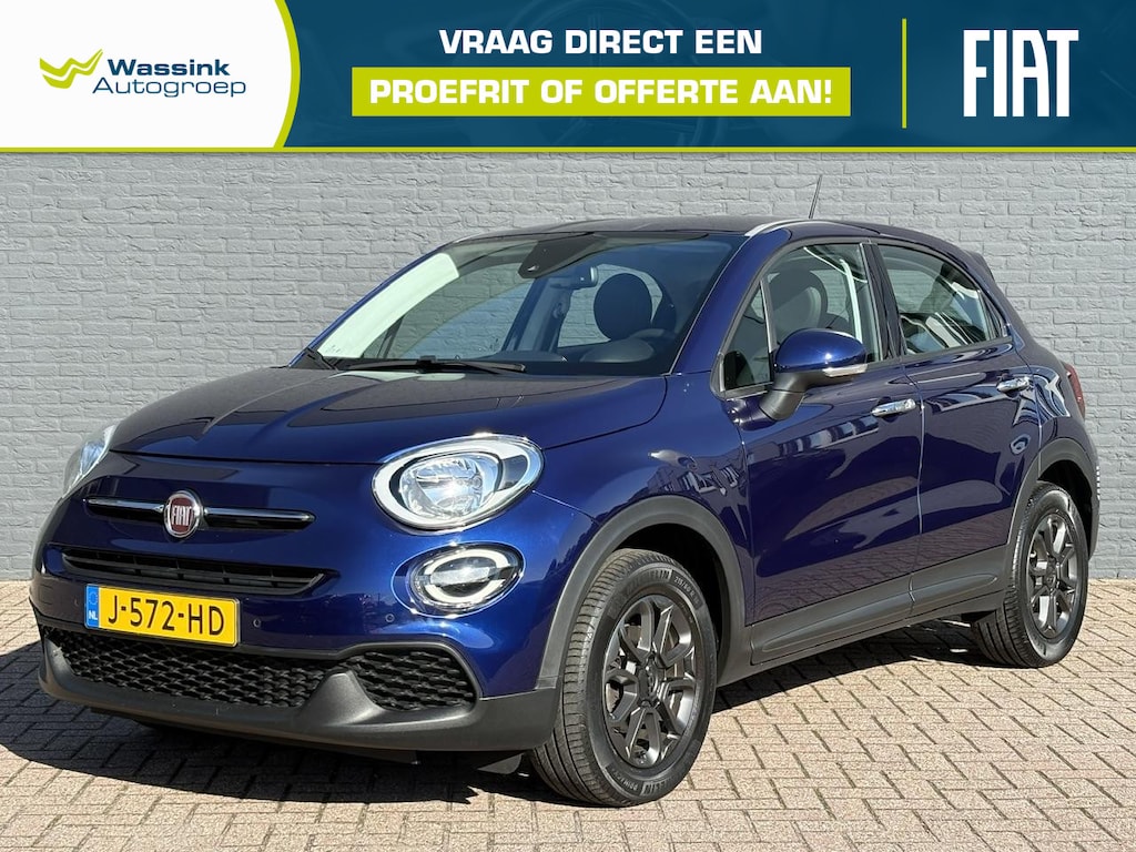 Fiat 500X 115 pk Lounge 1e Eigenaar | Dealer onderhouden | Cruise Control | Apple Carplay | Parkeersensoren Voor & Achter | Parkeercamera | Navigatie | DAB |